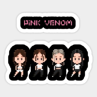 Pink venom 8bit Sticker